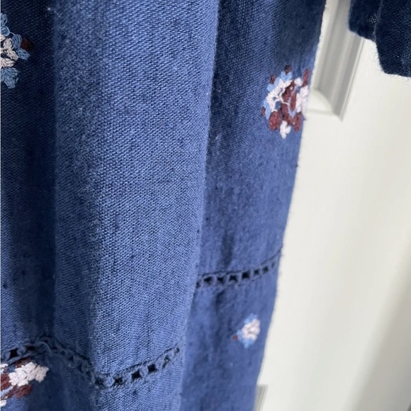 Free People COUNTING DAISES
Smocked Embroidered Off Shoulder Mini Dress - Picture 5 of 12